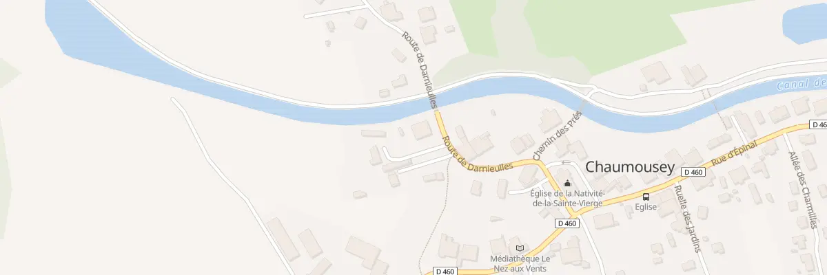 Plan du 205 Rte de Darnieulles à Chaumousey