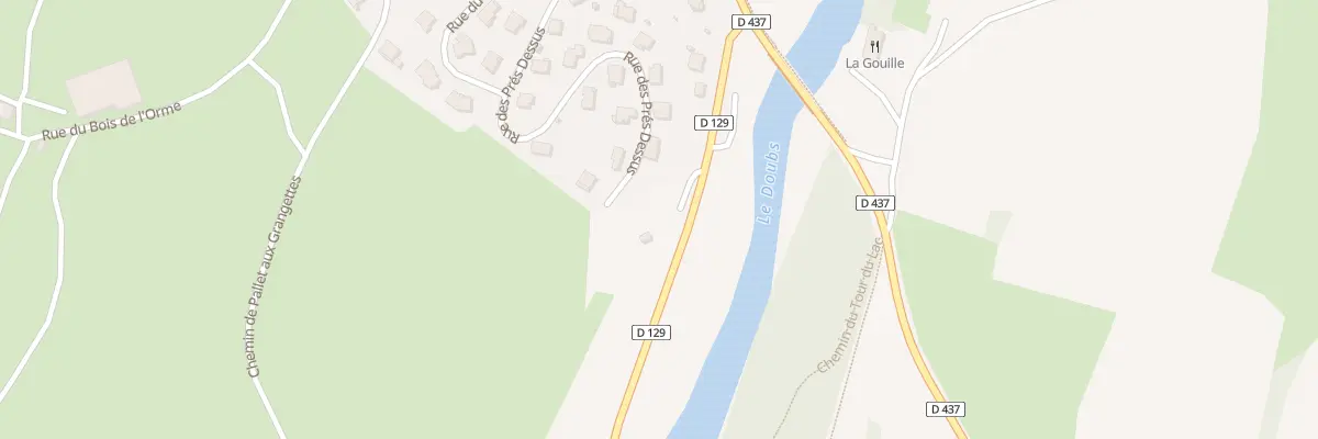 Plan du 16 Rue du Barrage à Oye-et-Pallet