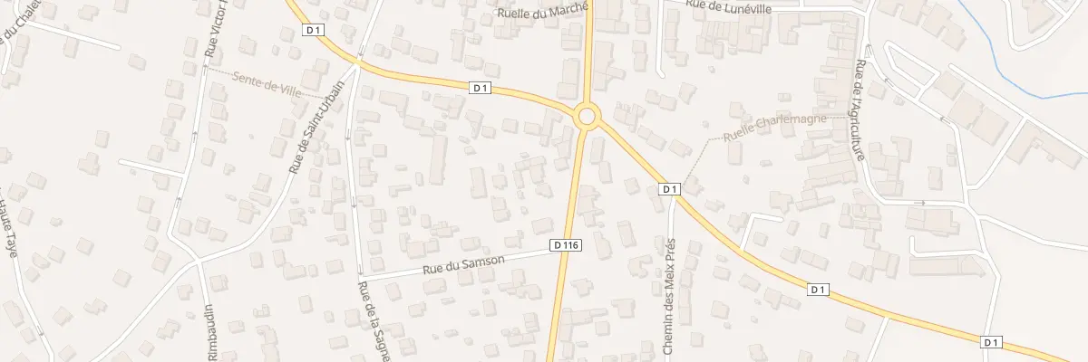 Plan du 41 Av des Vosges à Rosières-aux-Salines