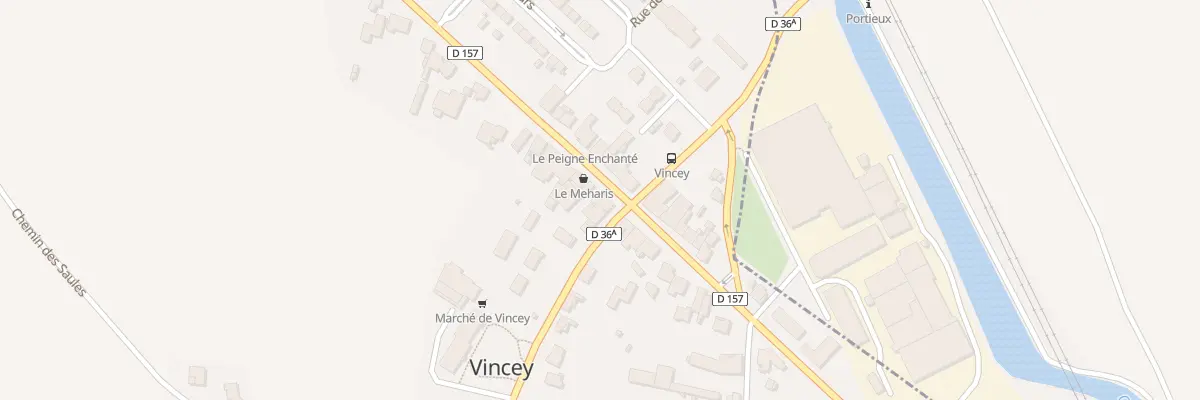 Plan du 9 Rue du Monument à Vincey