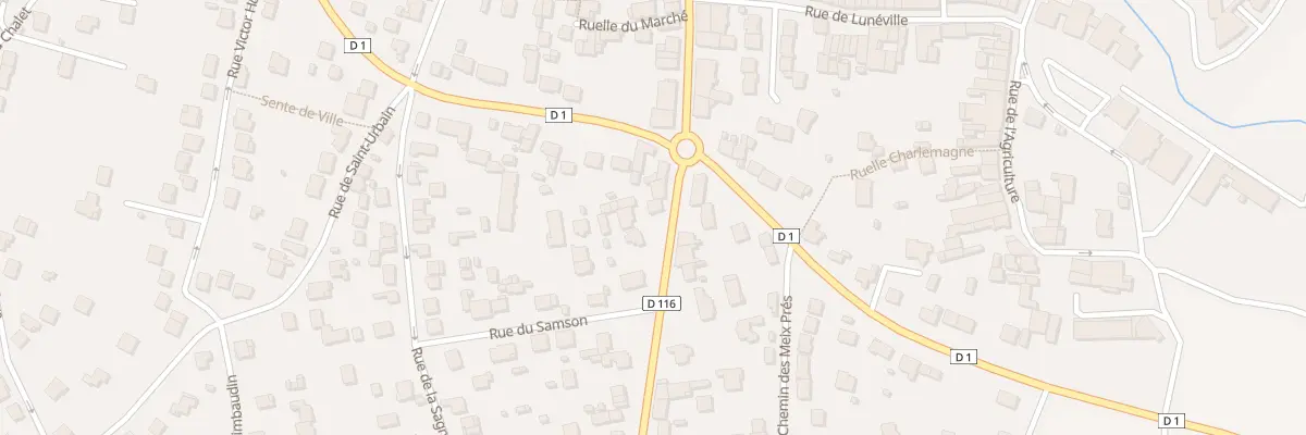 Plan du 33A Av des Vosges à Rosières-aux-Salines