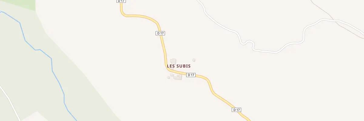 Plan du 12 Les Subis à La Palud-sur-Verdon