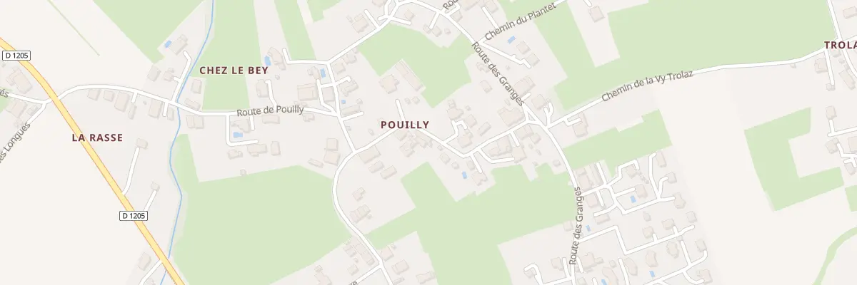 Plan du 131 Rte de Pouilly à Contamine-sur-Arve