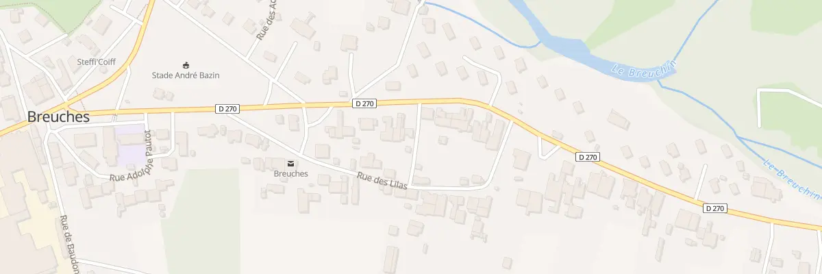 Plan du 12B Rue de Saint Sauveur à Breuches