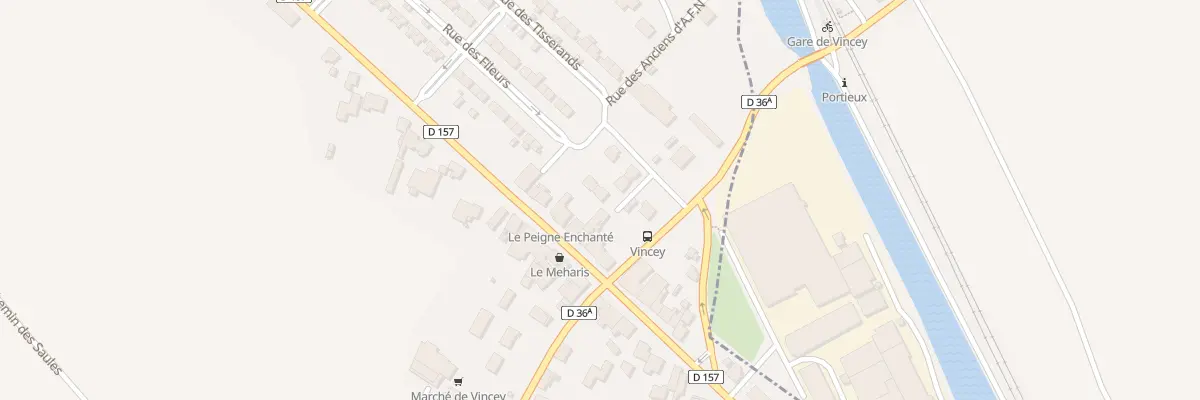 Plan du 5 Rue des Tisserands à Vincey
