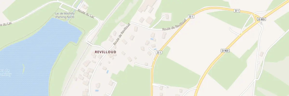 Plan du 815 Rte des Voirons à Machilly