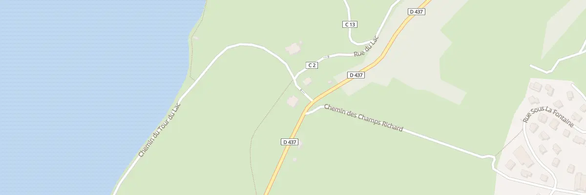 Plan du 64 Rue du Lac à Montperreux