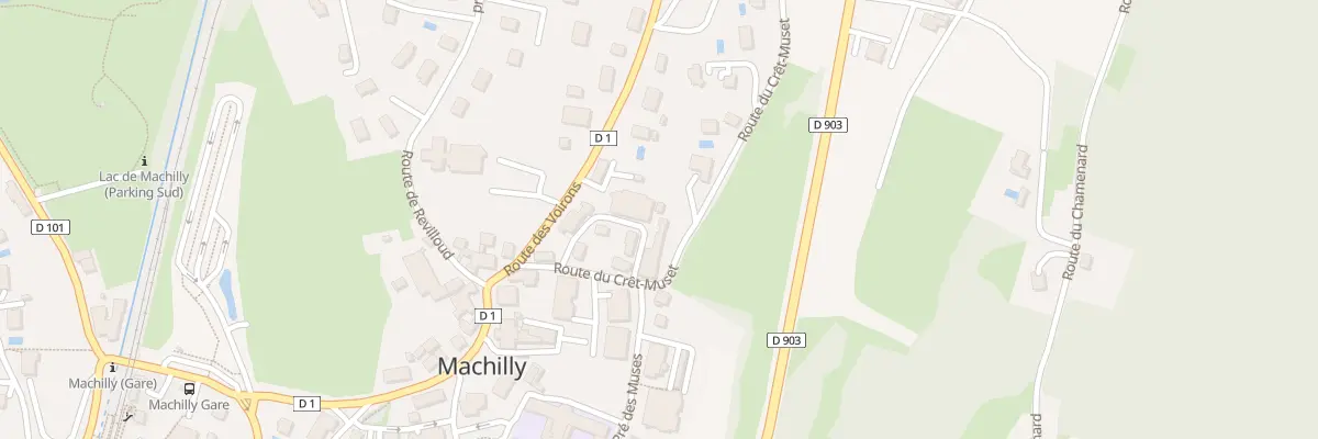 Plan du 5095 Vers la Tour à Machilly