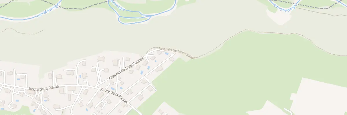 Plan du 868 Rte de la Plaine à Fillinges