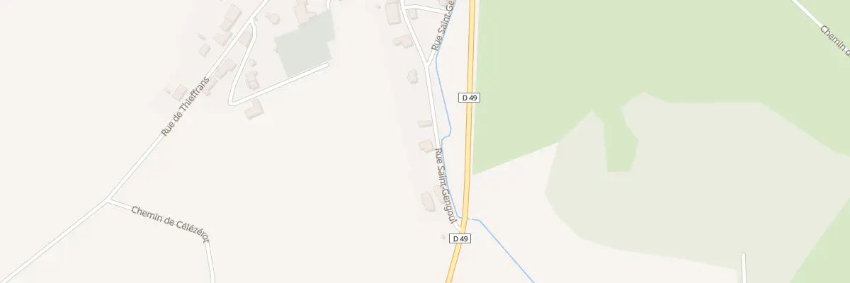 Plan du 5064 Au Village à Chassey-lès-Montbozon