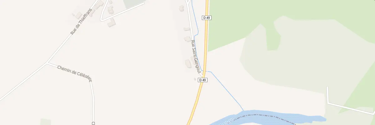 Plan du 10 Rue de Saint Gengoul à Chassey-lès-Montbozon