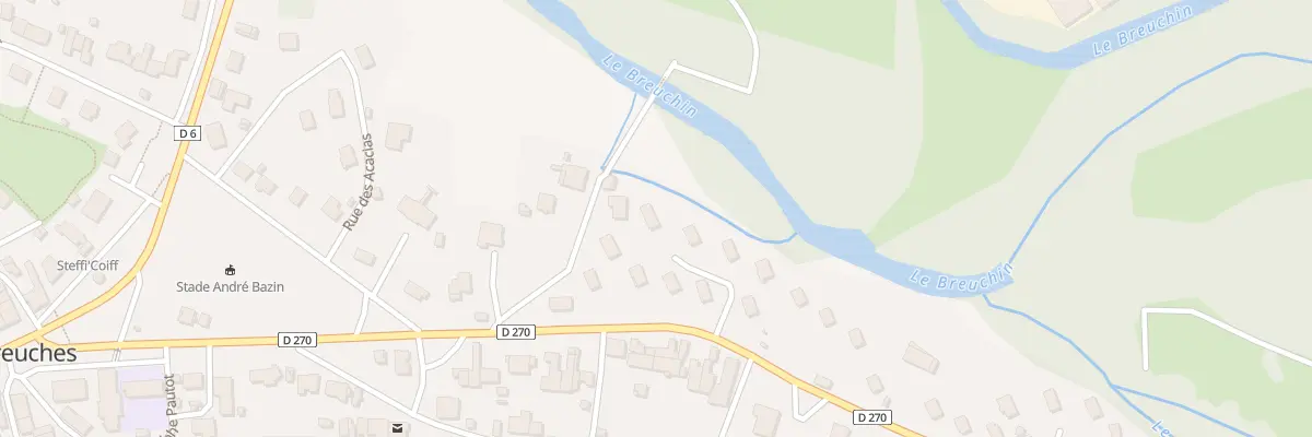 Plan du 21 Rue de Saint Sauveur à Breuches