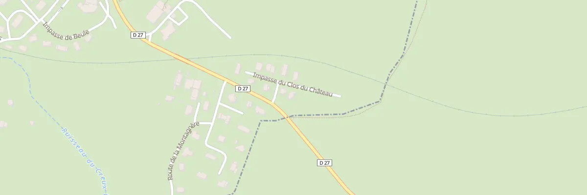 Plan du 70 Imp du Clos du Château à Saint-Sixt