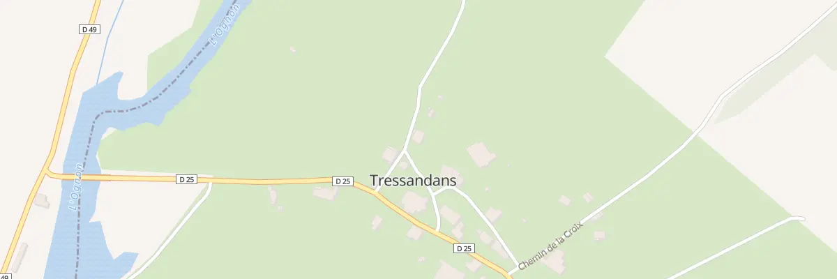Plan du 2 Rue de la Mairie à Tressandans