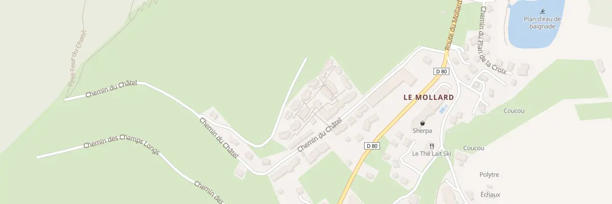 Plan du 5423 Pierre Fourchue à Albiez-Montrond