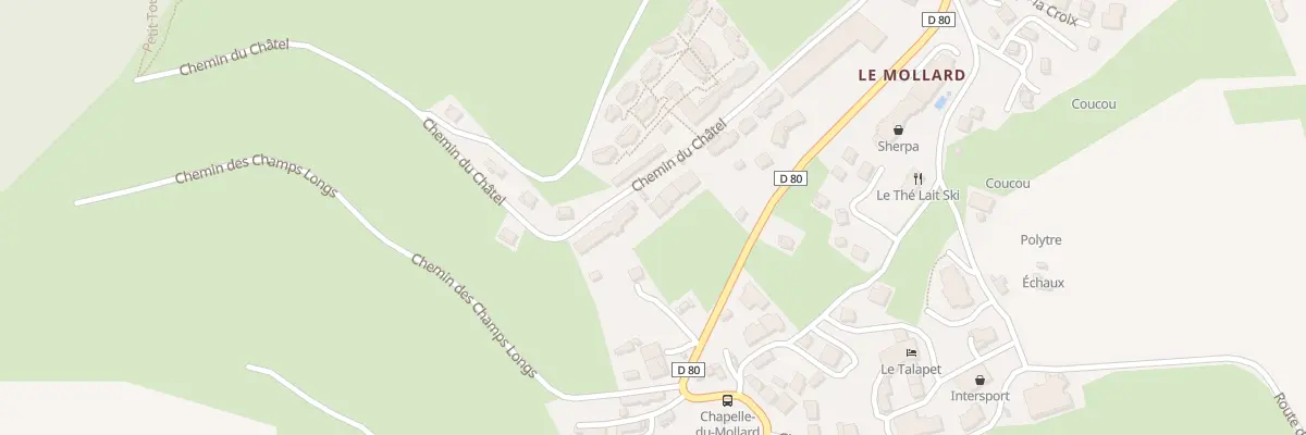 Plan du 297 Che du Châtel à Albiez-Montrond
