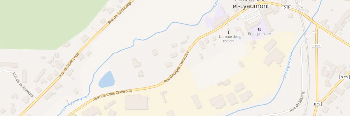 Plan du 24 Rue Georges Chevrolet à Aillevillers-et-Lyaumont