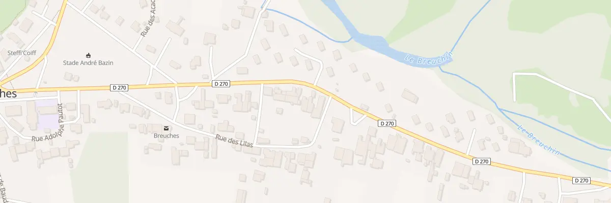 Plan du 19B Rue de Saint Sauveur à Breuches