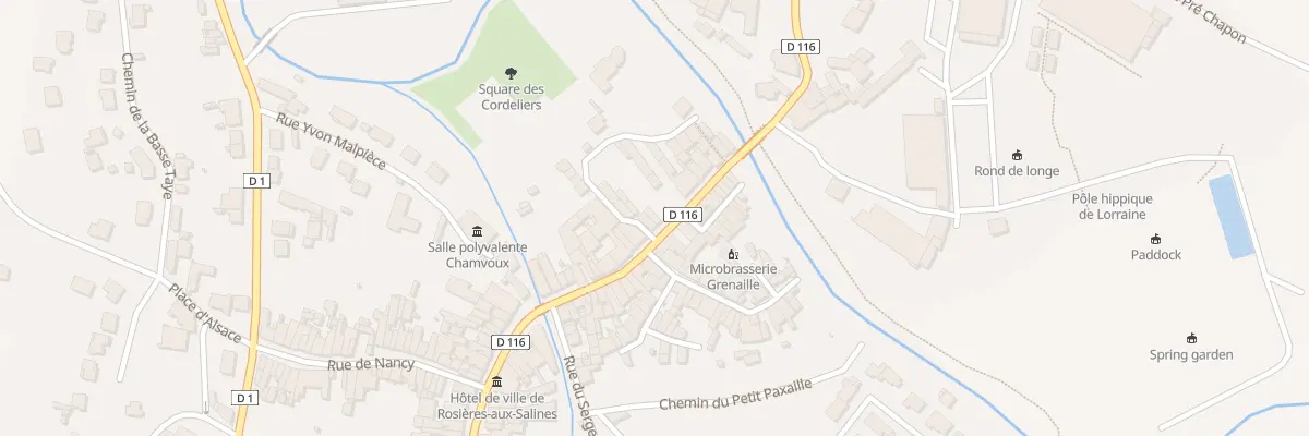 Plan du 26 Rue Colonel Thiebaut à Rosières-aux-Salines
