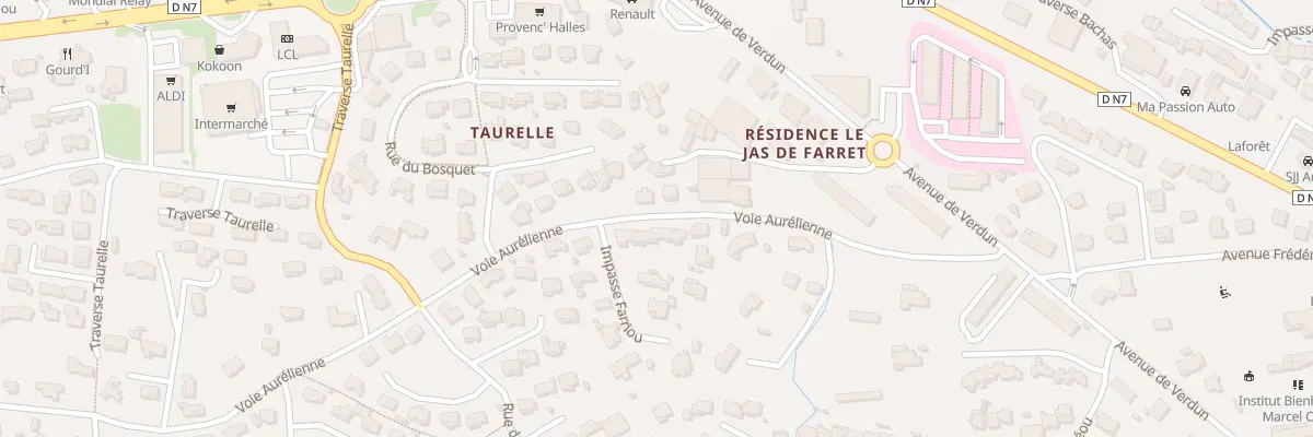 Plan du 293 Voie Aurélienne au Cannet-des-Maures