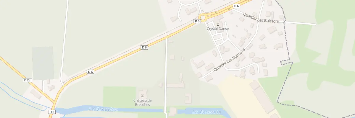Plan du 1 Qua les Buissons à Breuches