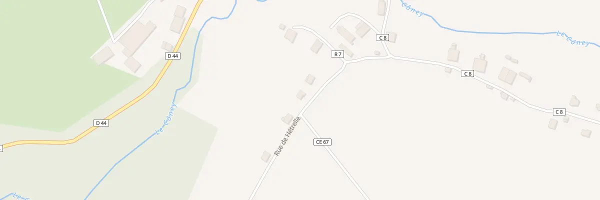 Plan du 8 Rue de la Hetrelle à Uzemain
