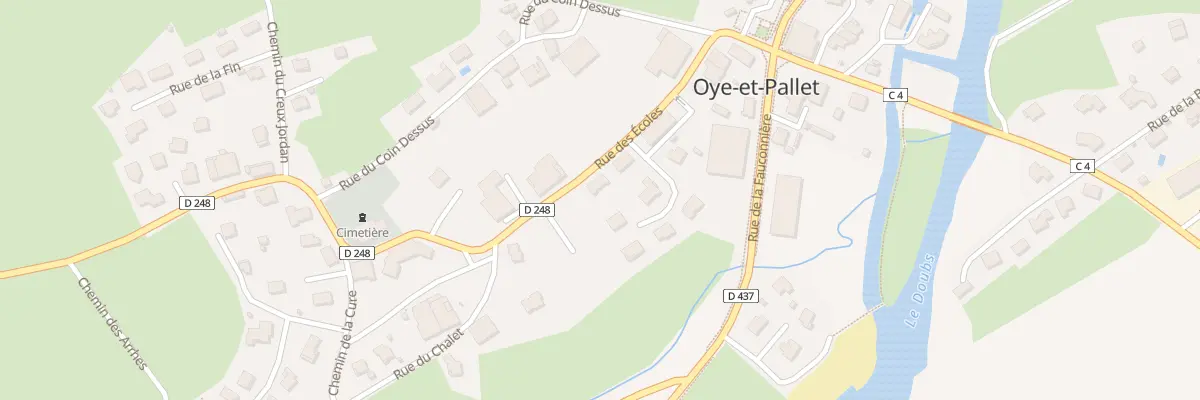 Plan du 13 Rue des Écoles à Oye-et-Pallet
