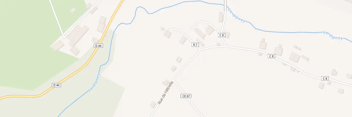 Plan du 6 Rue de la Hetrelle à Uzemain