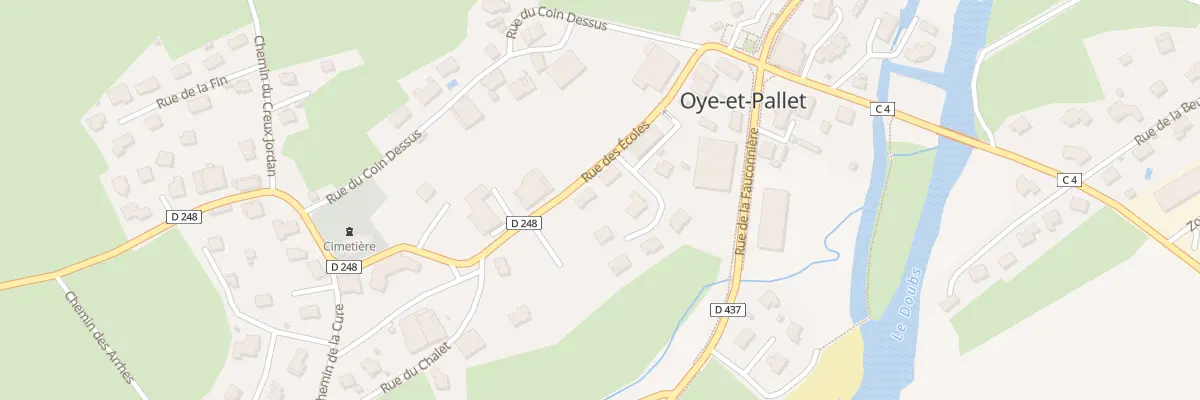 Plan du 11 Rue des Écoles à Oye-et-Pallet