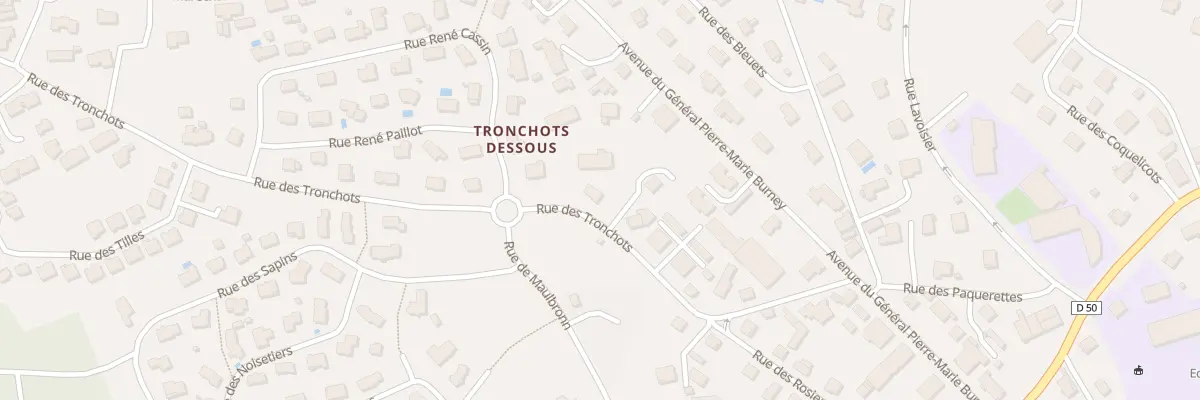 Plan du 20 Rue des Tronchots à Valdahon