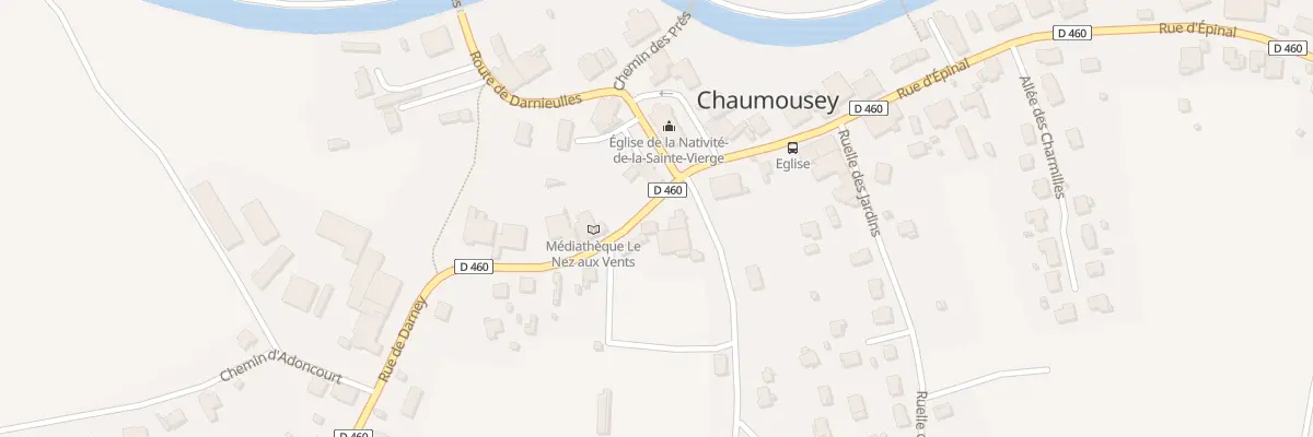 Plan du 39 Rue de Darney à Chaumousey