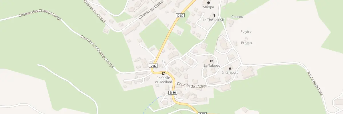 Plan du 5188 Le Mollard à Albiez-Montrond