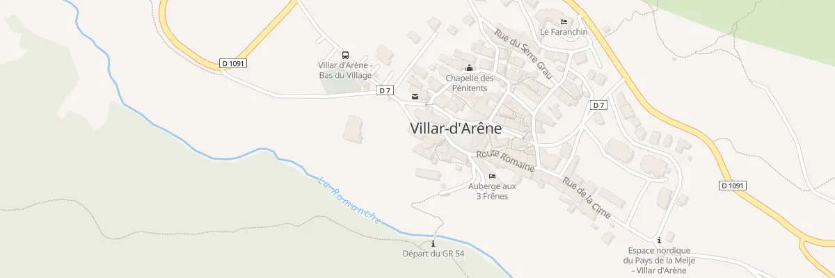 Plan du 2 Rue Saint Martin à Villar-d’Arêne