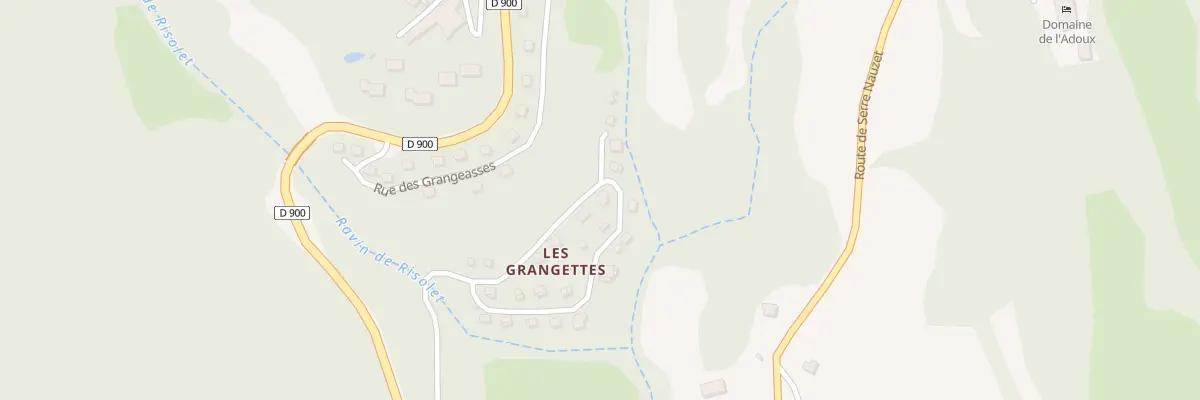 Plan du 6 Lot Les Grangettes à Montclar