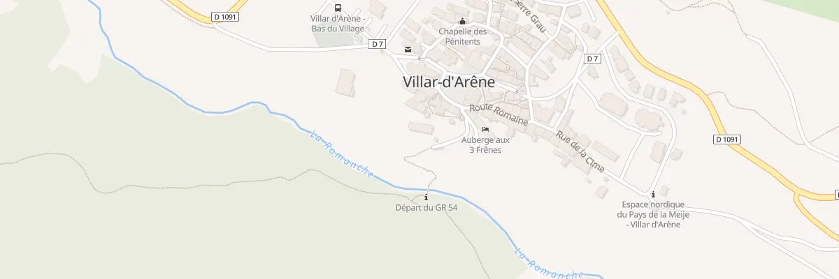 Plan du 8 Rue Fontgirls à Villar-d’Arêne