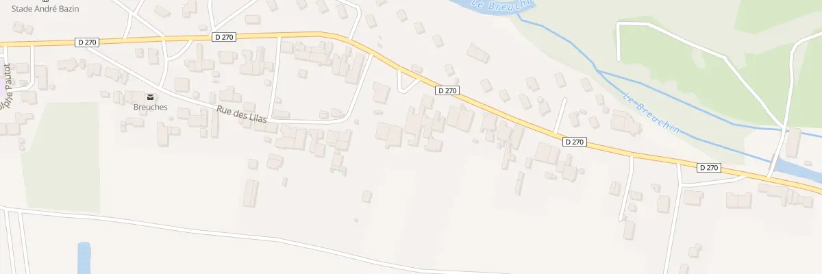 Plan du 29 Rue de Saint Sauveur à Breuches