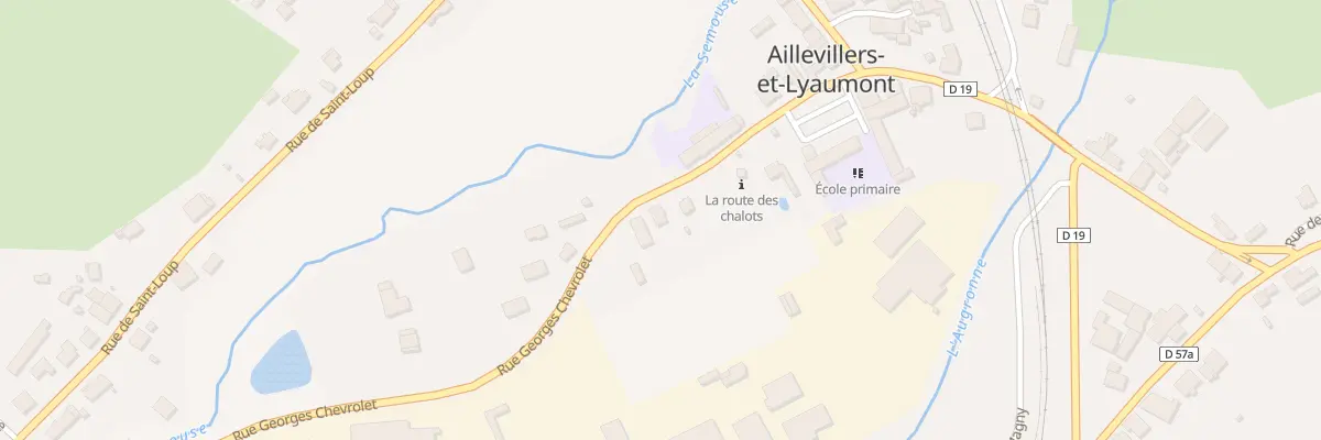 Plan du 9 Rue Georges Chevrolet à Aillevillers-et-Lyaumont