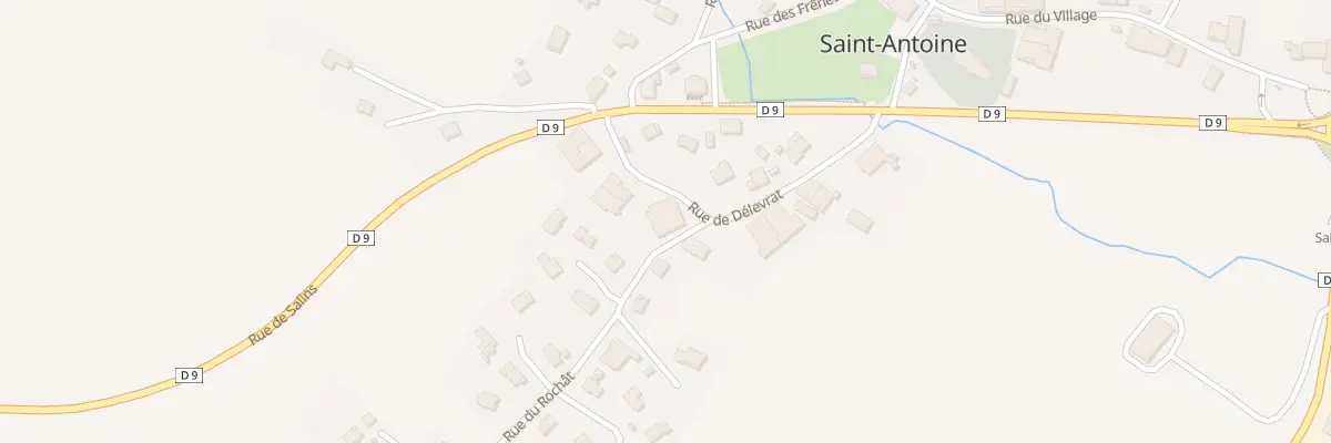 Plan du 2 Rue du Rochat à Saint-Antoine