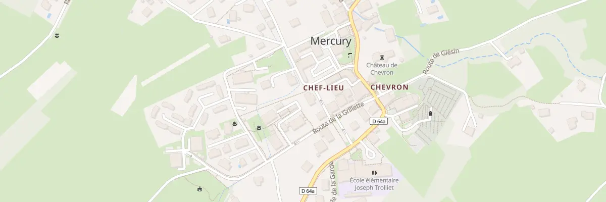 Plan du 47 Rte du Cartherin à Mercury