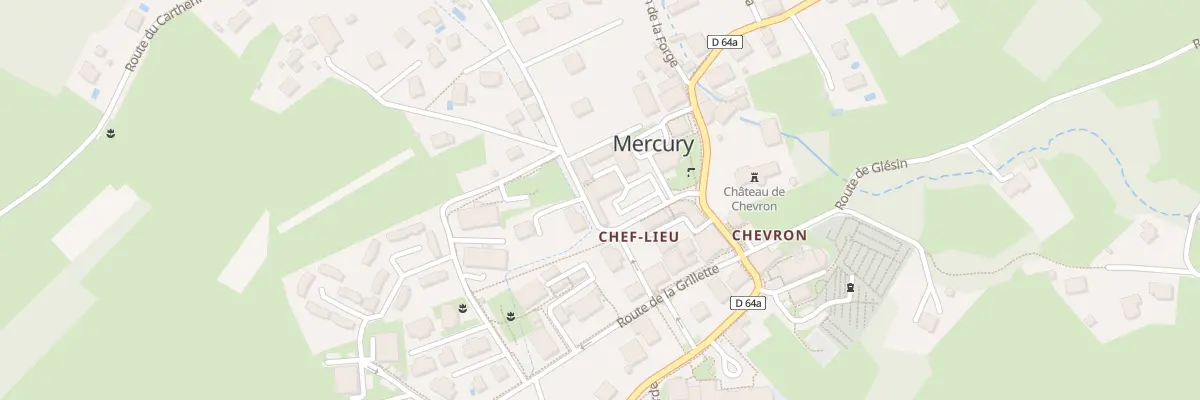 Plan du 66 Rte du Cartherin à Mercury