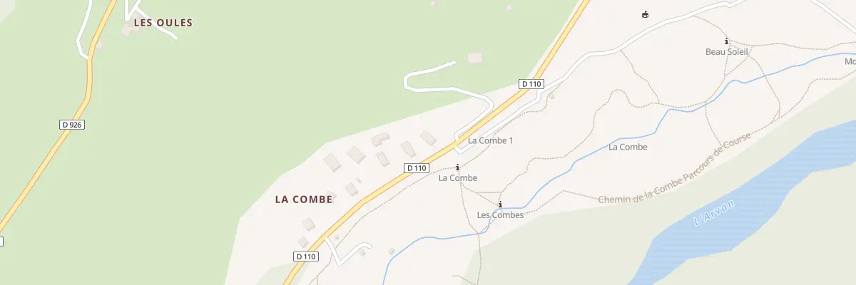 Plan du 9171 Combe Fallet à Saint-Jean-de-Maurienne