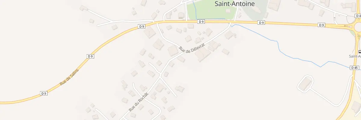 Plan du 1 Rue du Rochat à Saint-Antoine
