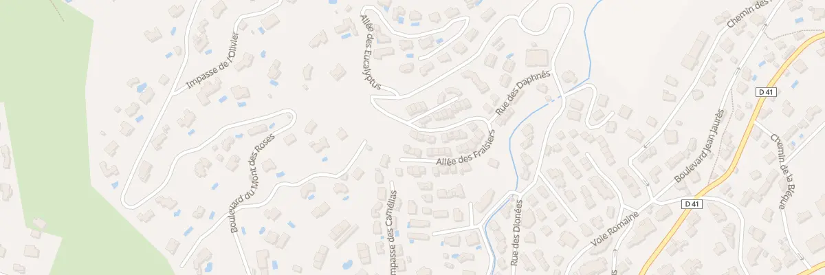Plan du 290 Rue des Daphnes à Bormes-les-Mimosas