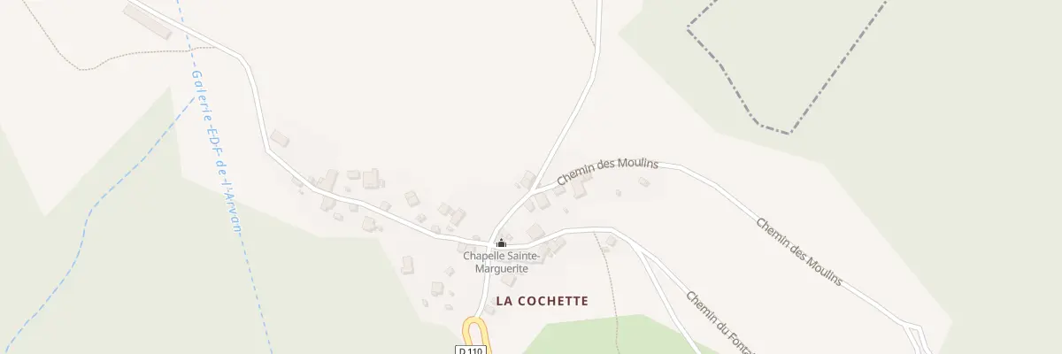 Plan du 5046 La Cochette à Albiez-Montrond