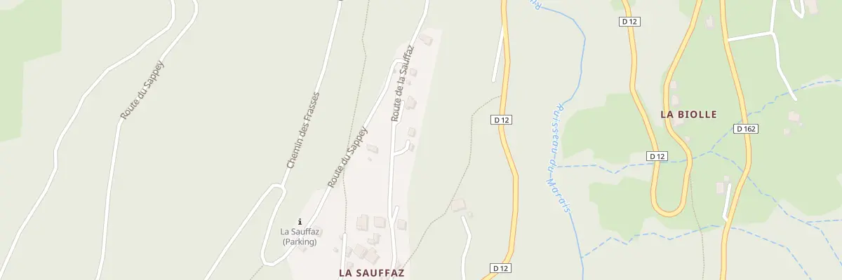 Plan du 1609 Rte de la Sauffaz à Serraval