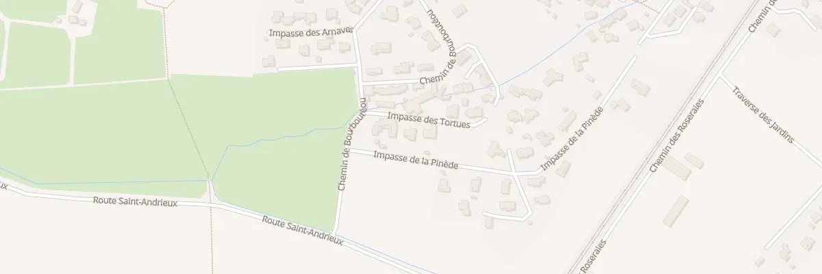Plan du 65 Imp de la Pinède au Cannet-des-Maures