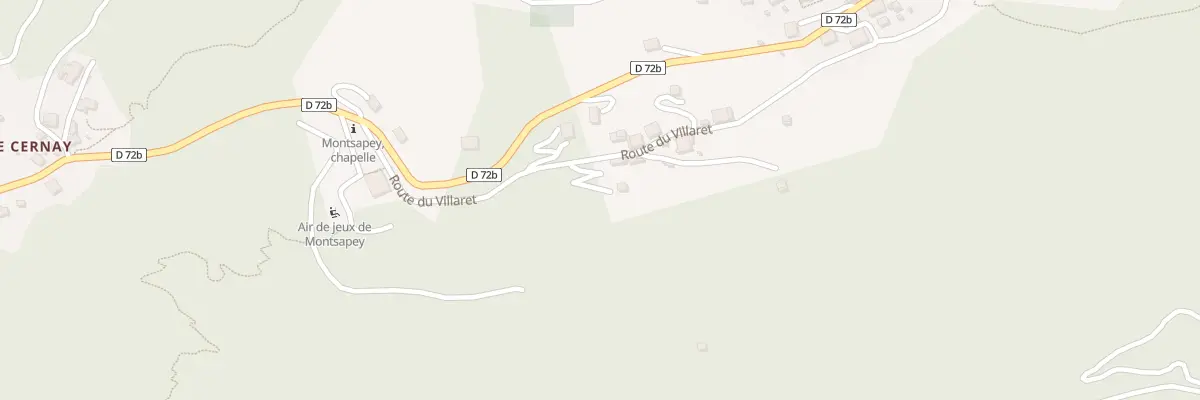 Plan du 5187 Le Villaret à Montsapey