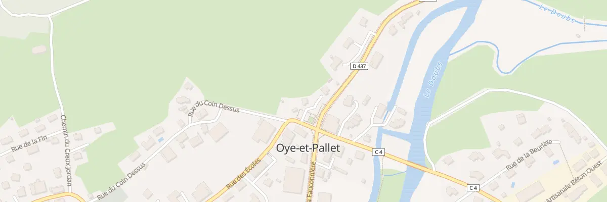 Plan du 4 Rue des Écoles à Oye-et-Pallet