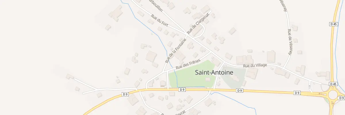 Plan du 3 Rue de la Fontaine à Saint-Antoine