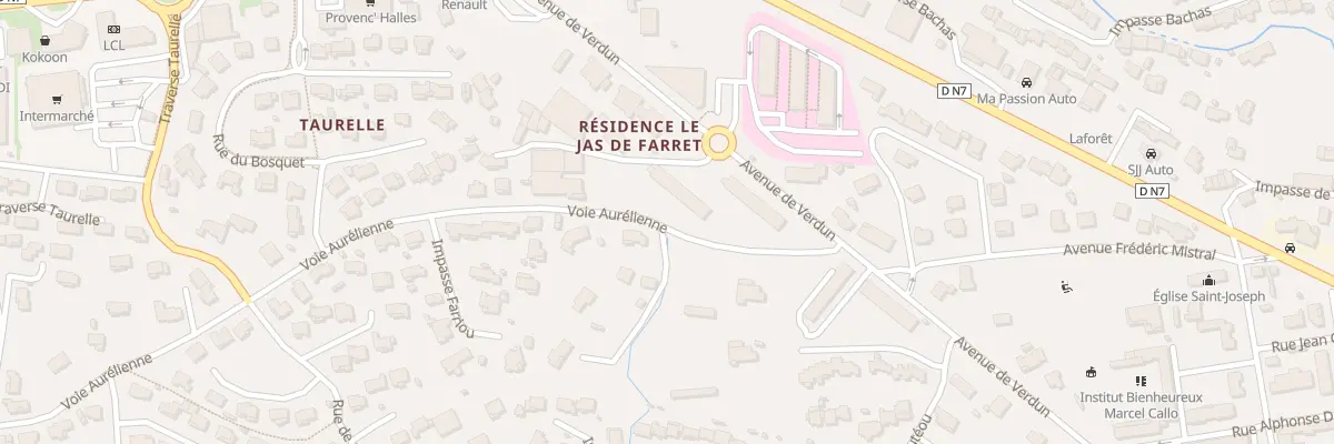 Plan du 615 Av de Verdun au Cannet-des-Maures